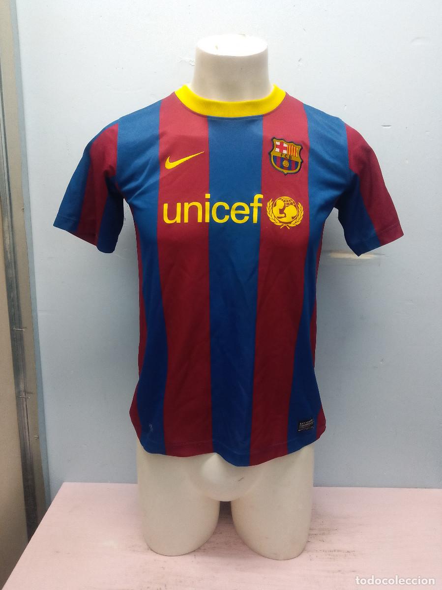Coleccionismo deportivo: FC Barcelona camiseta futbol football shirt age 13-15 51cts