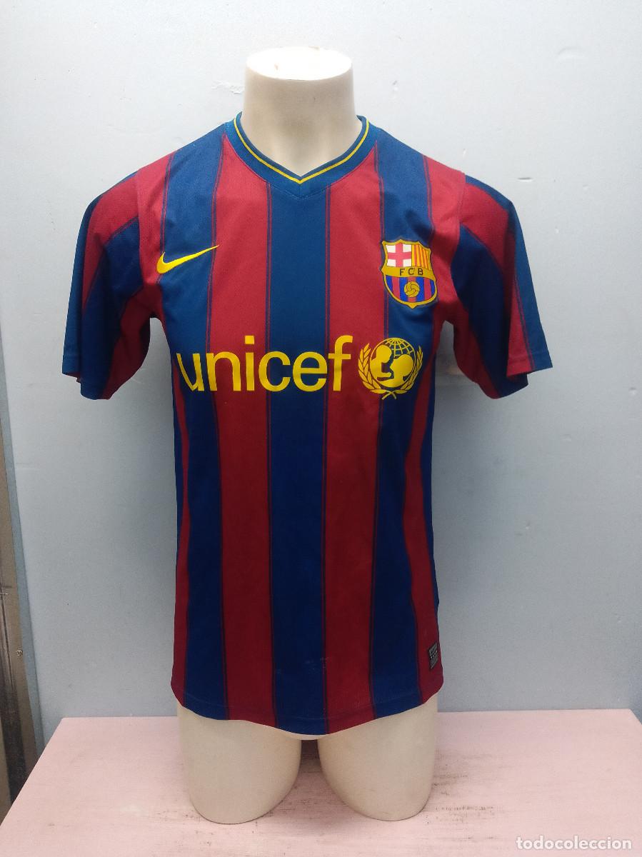 Coleccionismo deportivo: FC Barcelona camiseta futbol (escudo vinilo version) football shirt 2010 S