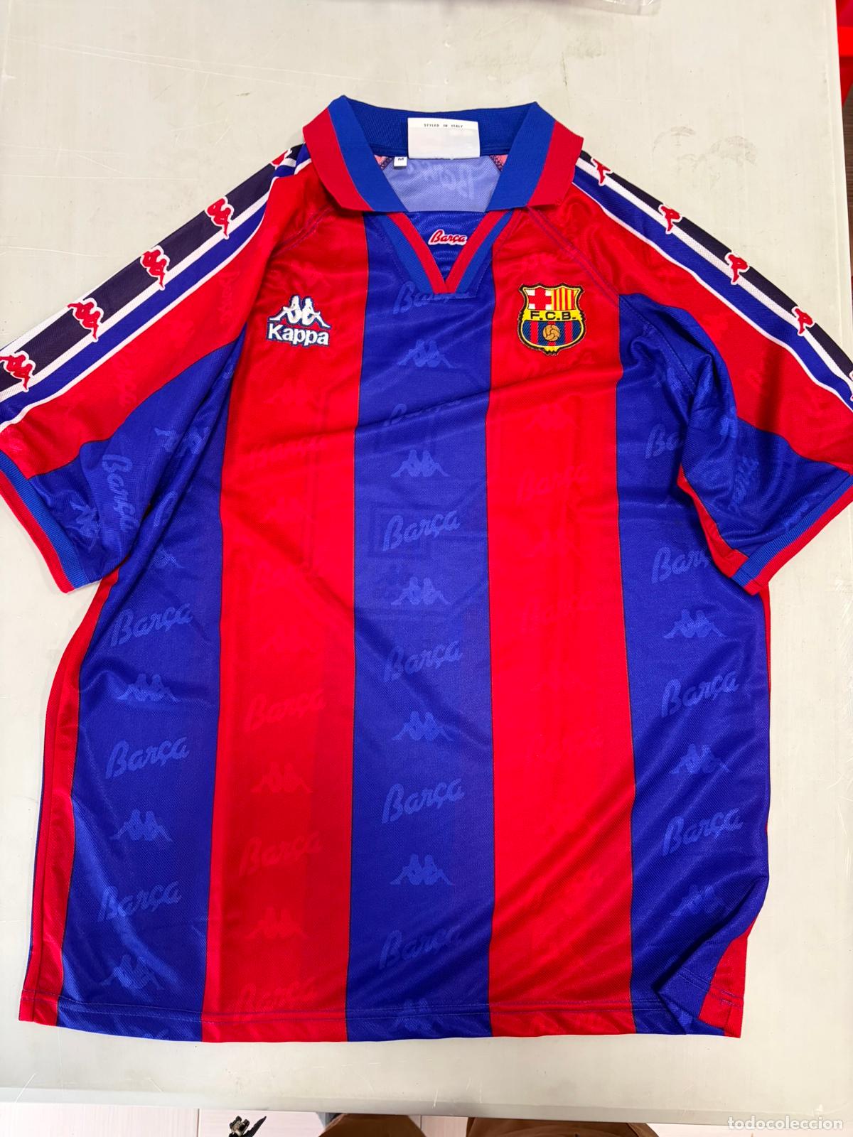Coleccionismo deportivo: Camiseta FC Barcelona Kappa 90s original vintage Ronaldo 9