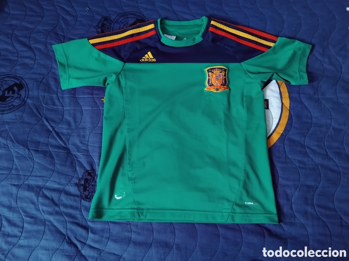 Coleccionismo deportivo: Camiseta Espa&ntilde;a Mundial 2010 portero Talla 10