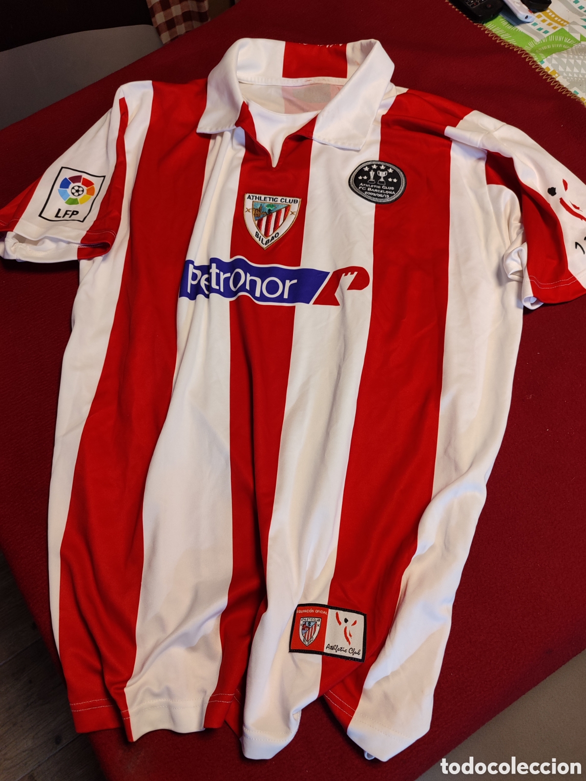 Coleccionismo deportivo: Camiseta Athletic Bilbao.13/05/2009. Bilbao & Barcelona