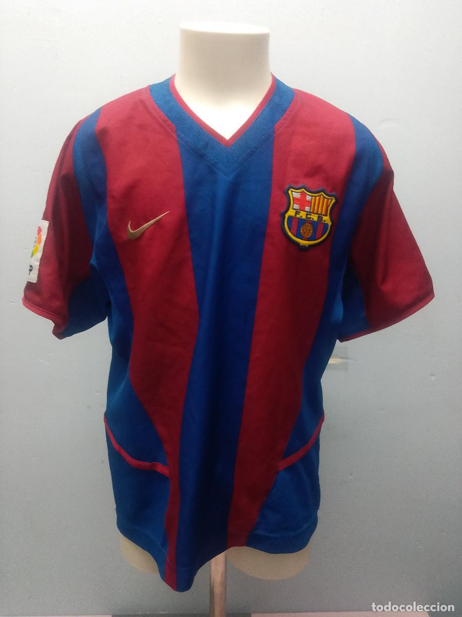 Coleccionismo deportivo: FC Barcelona camiseta futbol football shirt ni&ntilde;o 10 a&ntilde;os 45cts