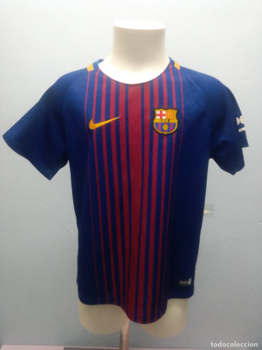 Coleccionismo deportivo: FC Barcelona camiseta futbol football shirt ni&ntilde;o 7-8 a&ntilde;os