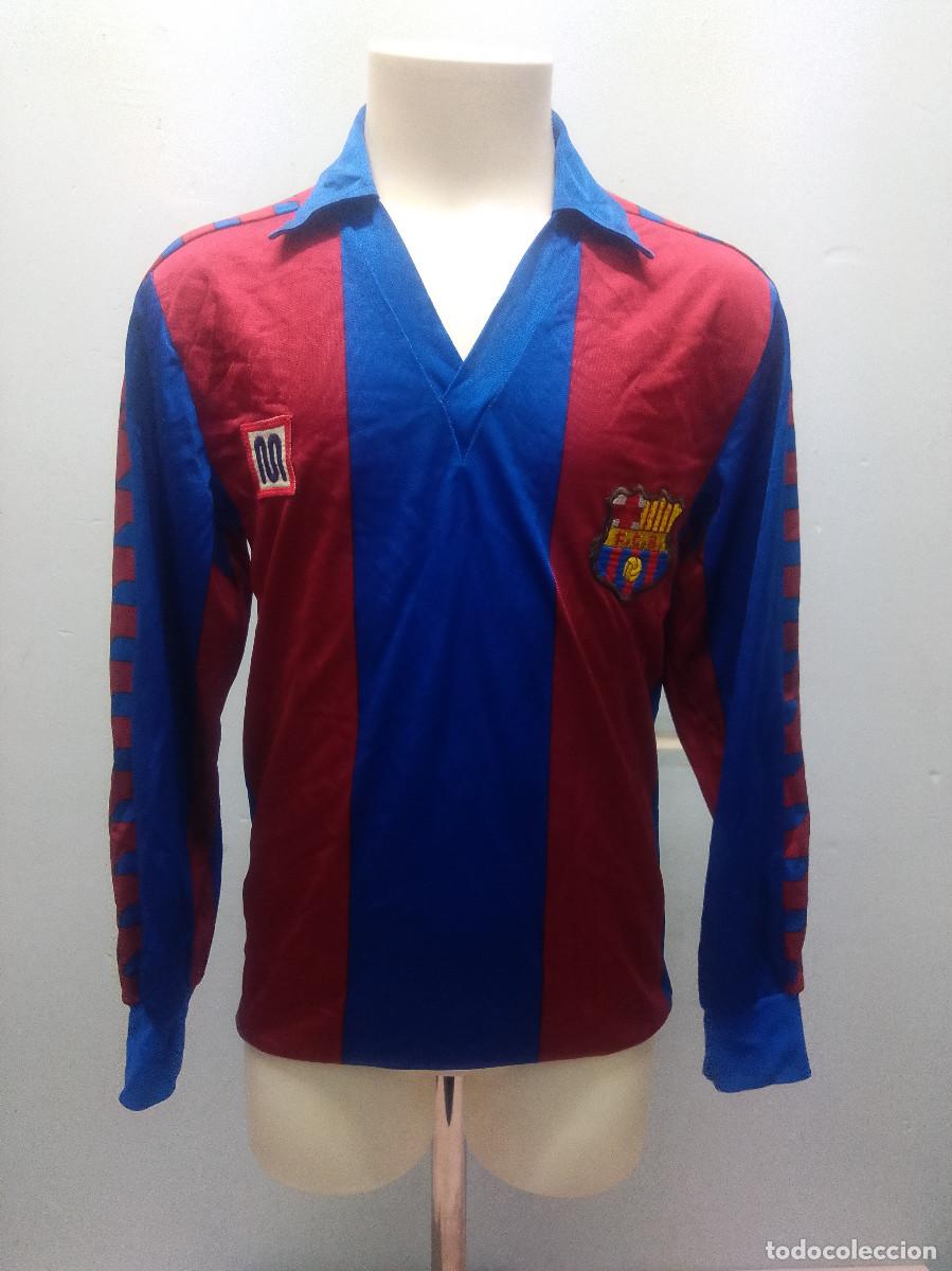Coleccionismo deportivo: Meyba FC Barcelona camiseta futbol football shirt vintage xxs 42cts