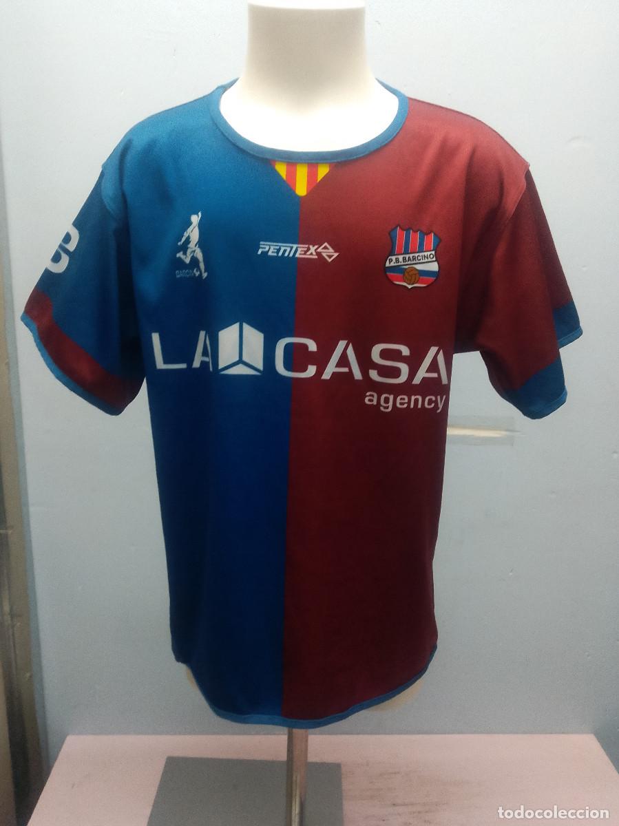Coleccionismo deportivo: Pe&ntilde;a Barcino FC barcelona camiseta futbol football shirt xs
