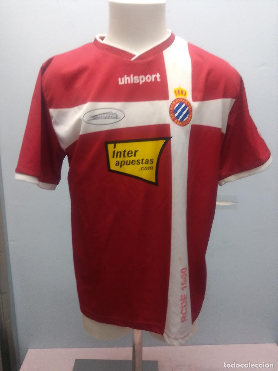 Coleccionismo deportivo: RCD Espanyol camiseta futbol football shirt nilo 6 a&ntilde;os