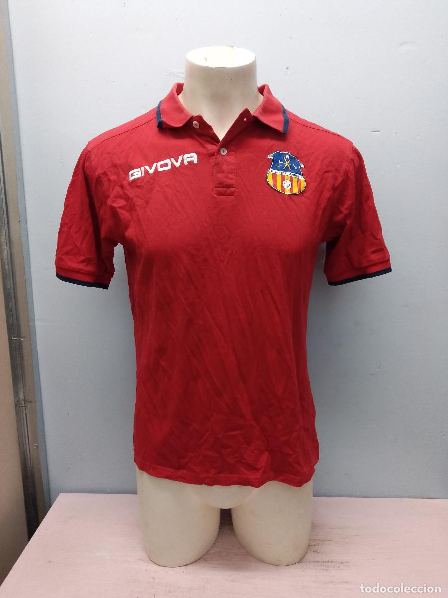 Coleccionismo deportivo: UE Sant Andreu training shirt camiseta polo M 58cts
