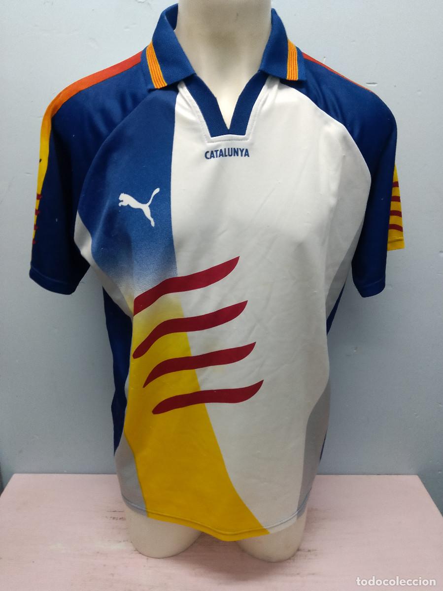 Coleccionismo deportivo: Catalunya shirt football for players seleccion 1996 camiseta futbol L 64cts
