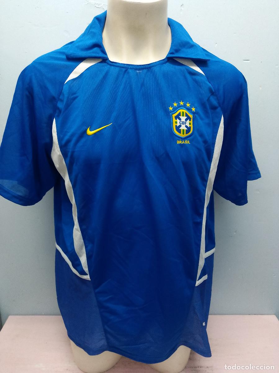 Coleccionismo deportivo: Brasil seleccion football shirt camiseta futbol seleccion L 61cts