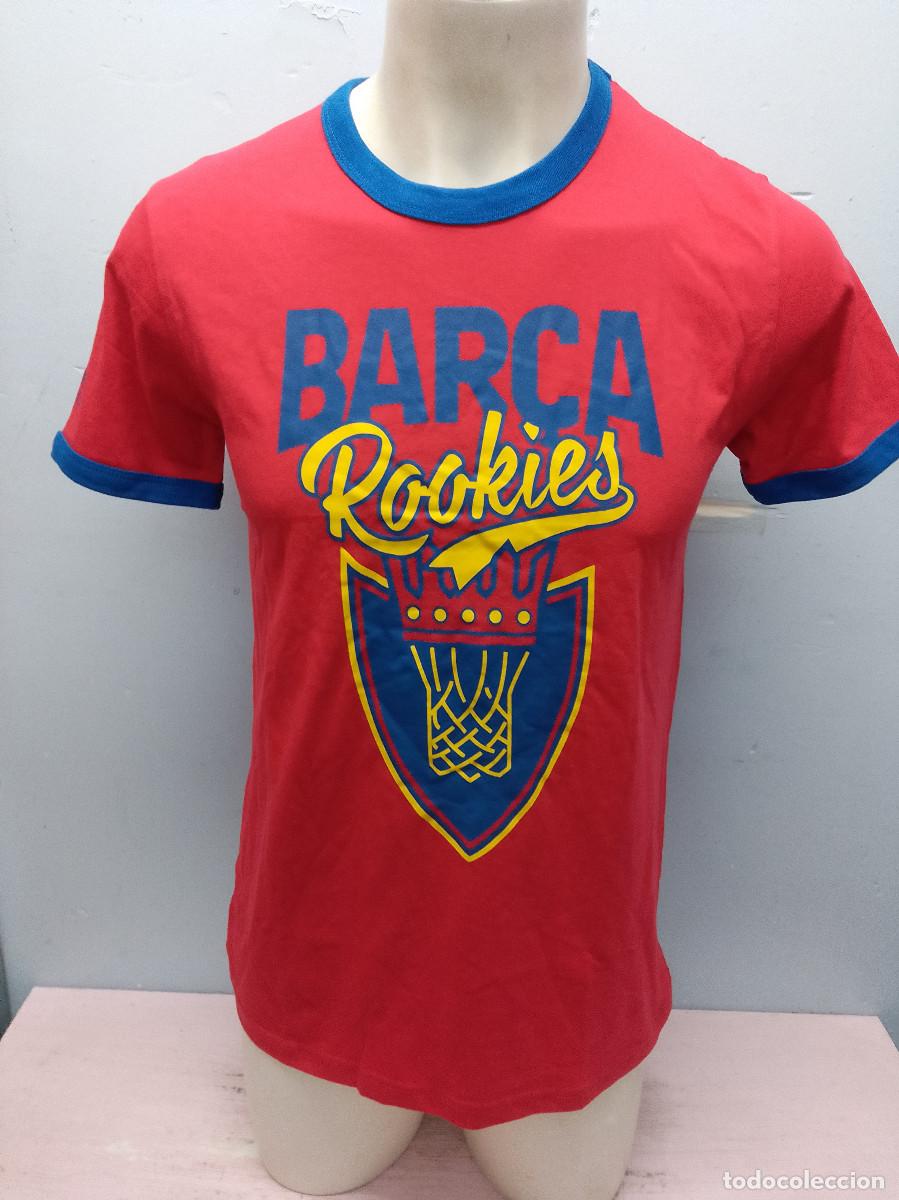 Coleccionismo deportivo: Bar&ccedil;a Rookies fans fc barcelona camiseta futbol football shirt M 52cts