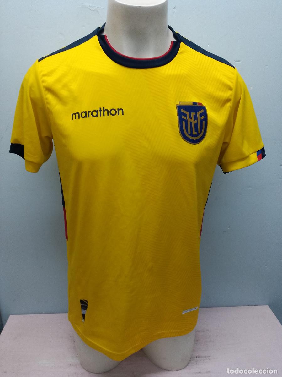 Coleccionismo deportivo: Ecuador seleccion futbol camiseta football shirt M 52cts