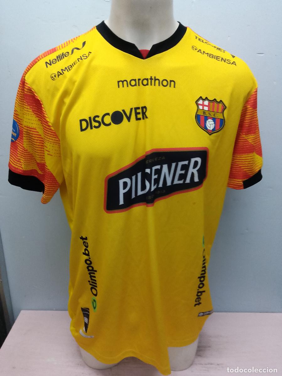 Coleccionismo deportivo: Barcelona de Guayaquil Ecuador camiseta futbol football shirt xl 62cts
