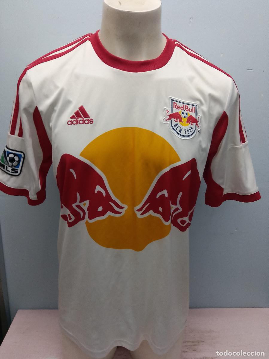 Coleccionismo deportivo: New York Red Bull Henry camiseta futbol football shirt (tara dorsal) L 57cts
