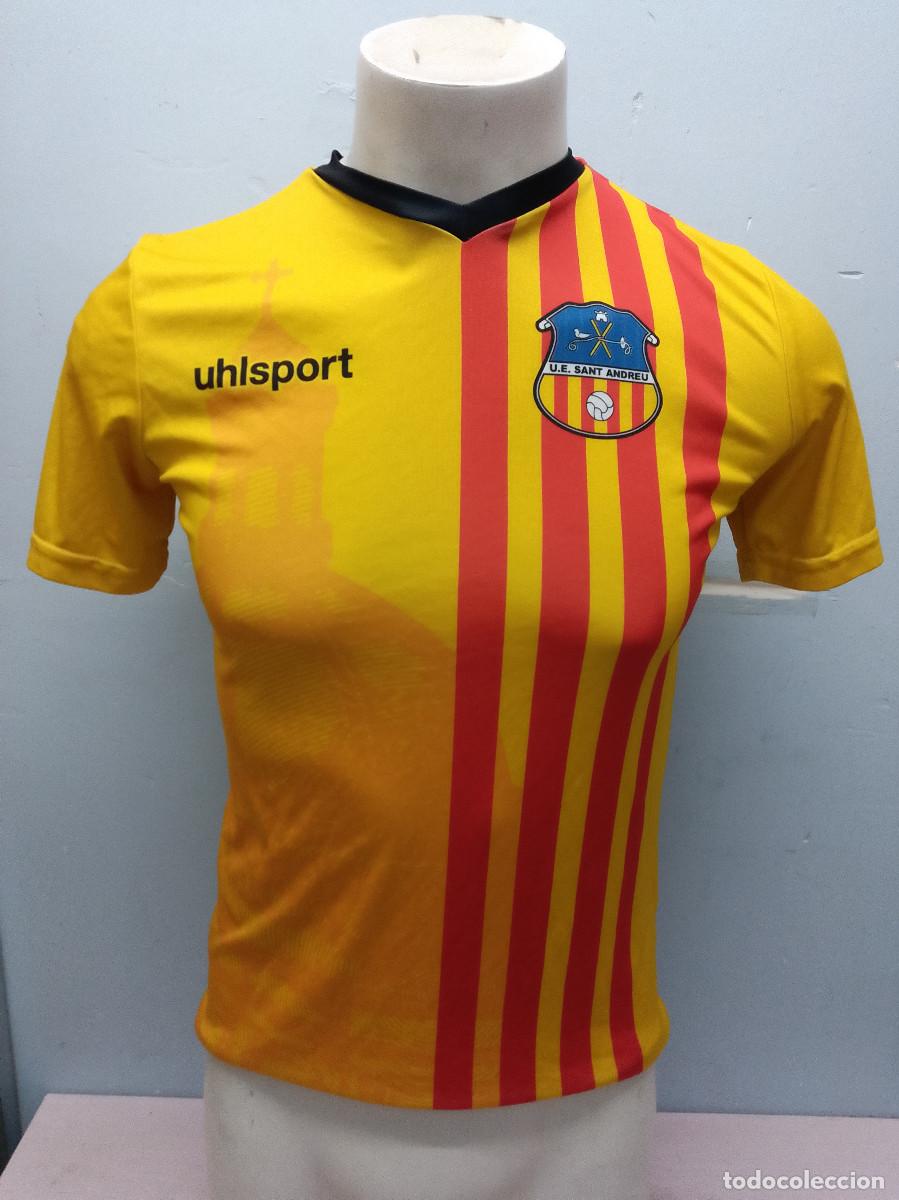 Coleccionismo deportivo: UE Sant Andreu match worn camiseta futbol football shirt Barcelona catalunya S 48cts