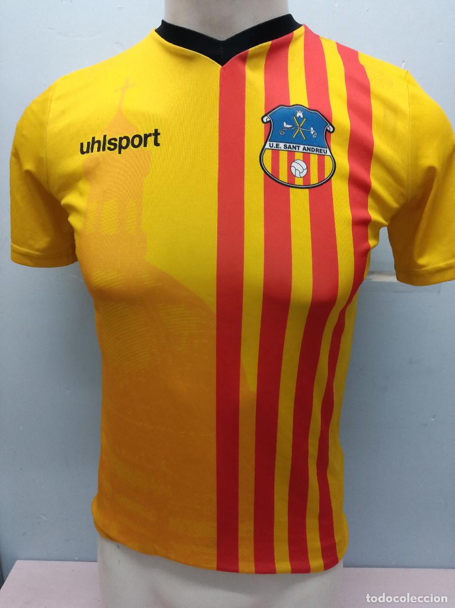 Coleccionismo deportivo: UE Sant Andreu match worn camiseta futbol football shirt Barcelona catalunya S 48cts