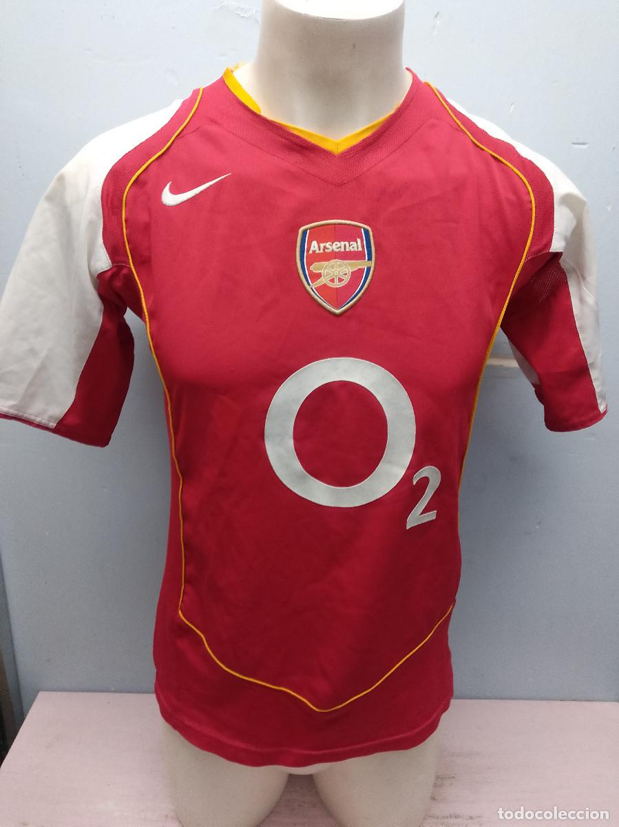 Coleccionismo deportivo: Arsenal fc camiseta futbol football shirt (tara cuello) S 52cts