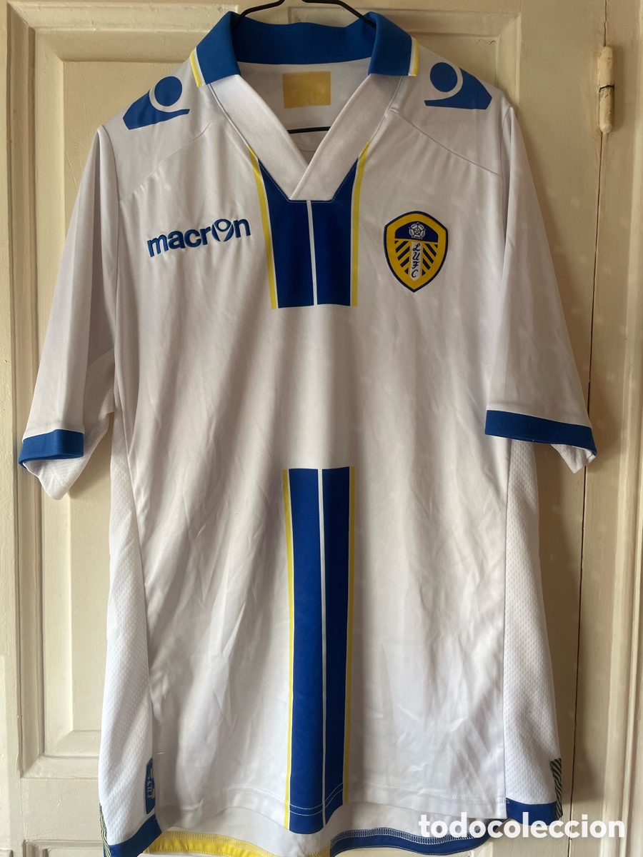 Coleccionismo deportivo: Camiseta Leeds United 2013/14 Macron - Local -