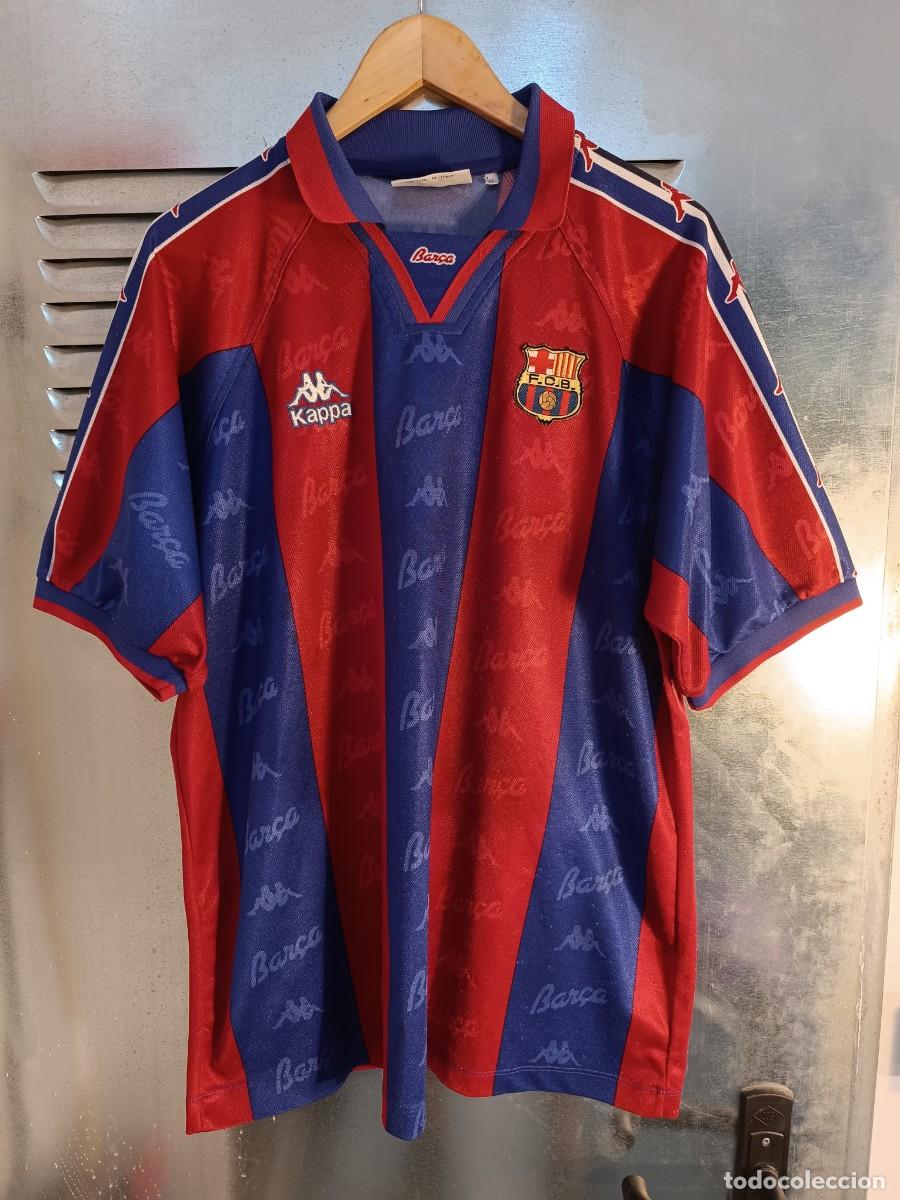 Coleccionismo deportivo: Camiseta F.C. Barcelona Kappa 95-96 Talla XL