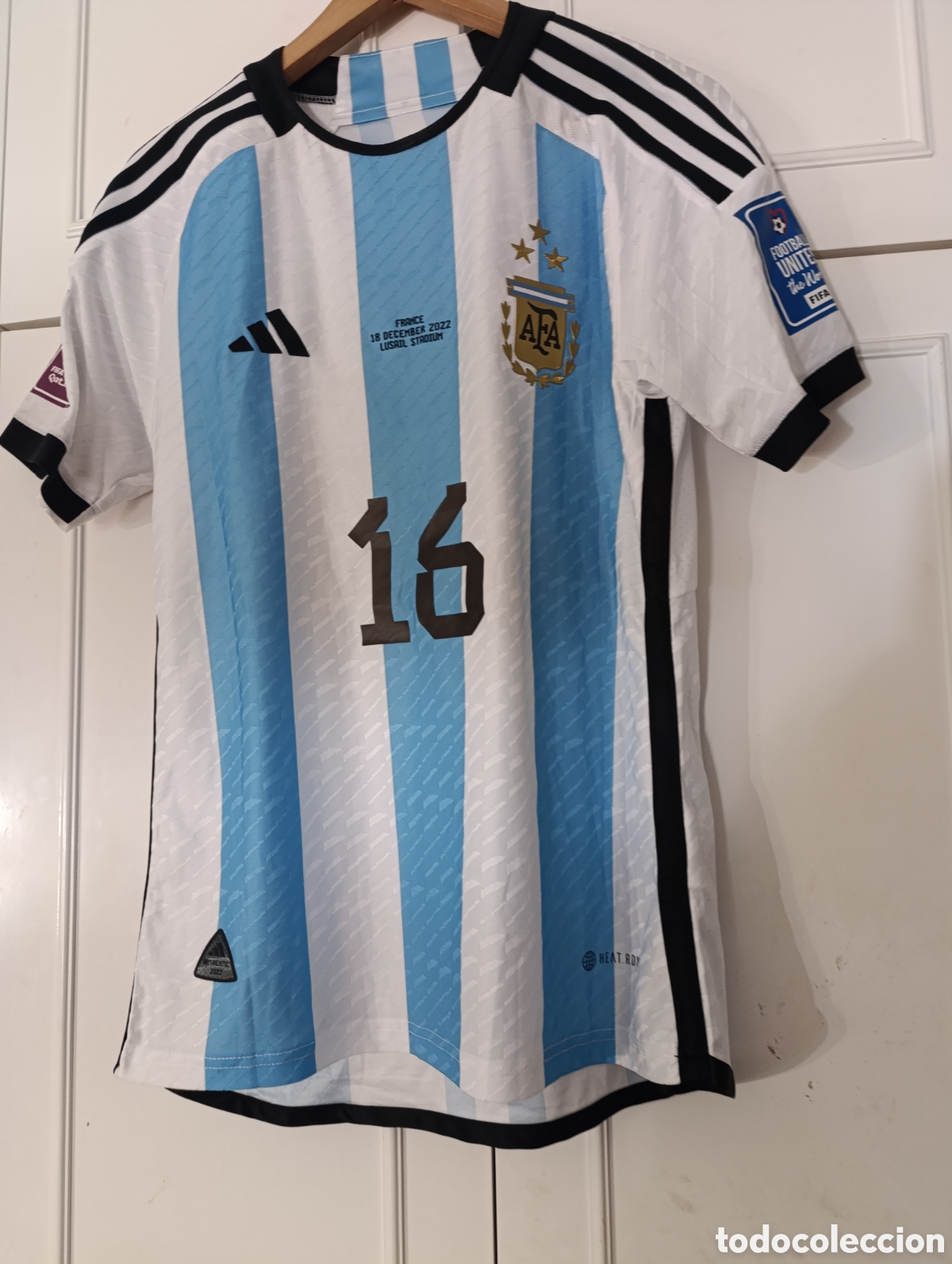Coleccionismo deportivo: Camiseta Selecci&oacute;n de Argentina Almada