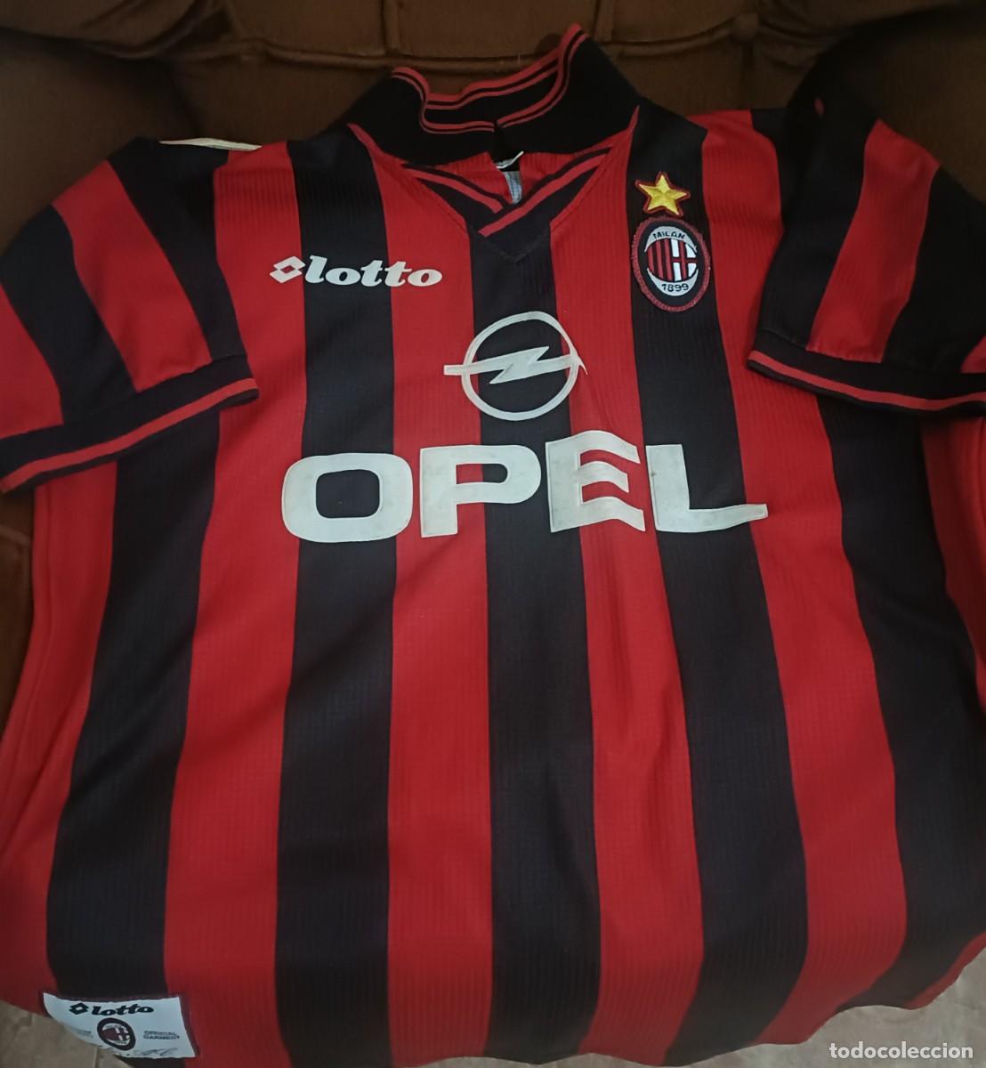 Coleccionismo deportivo: Camiseta de futbol AC MILAN temporada 97/98