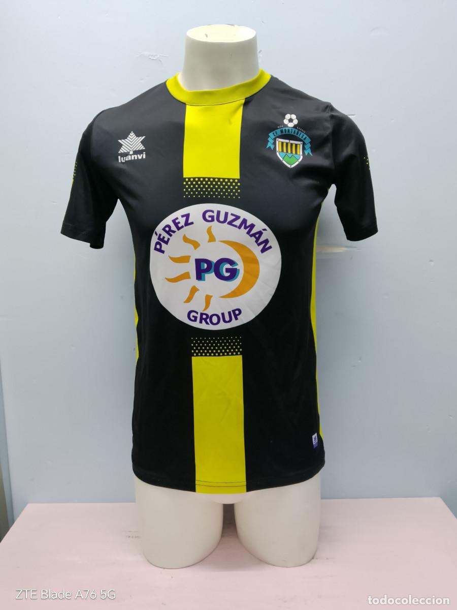 Coleccionismo deportivo: CF Monta&ntilde;esa camiseta futbol football shirt catalunya match M 52cts