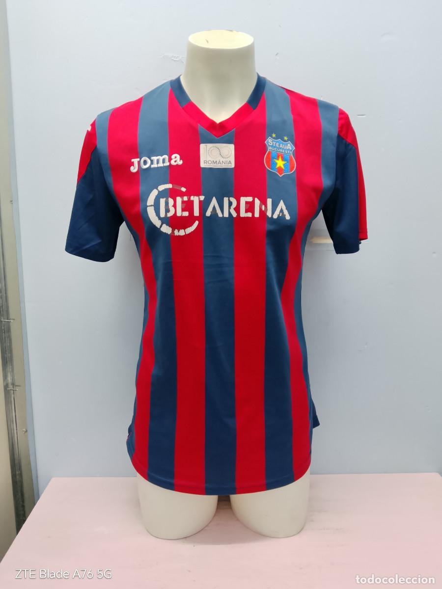 Coleccionismo deportivo: Steaua Bucuresti camiseta futbol football shirt romania L 56cts (tara sponsor)
