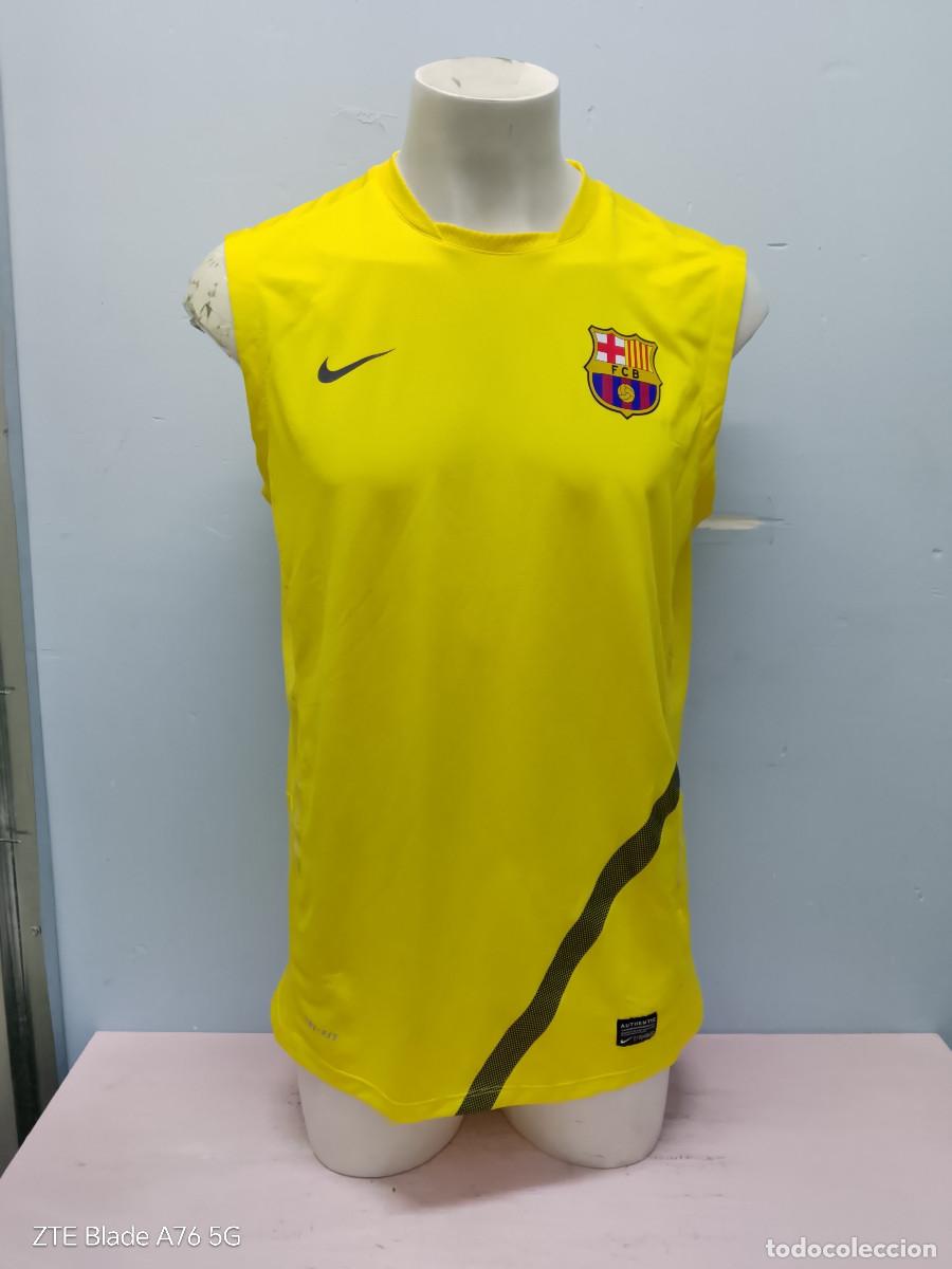 Coleccionismo deportivo: FC barcelona camiseta futbol football shirt for players match training L 56cs