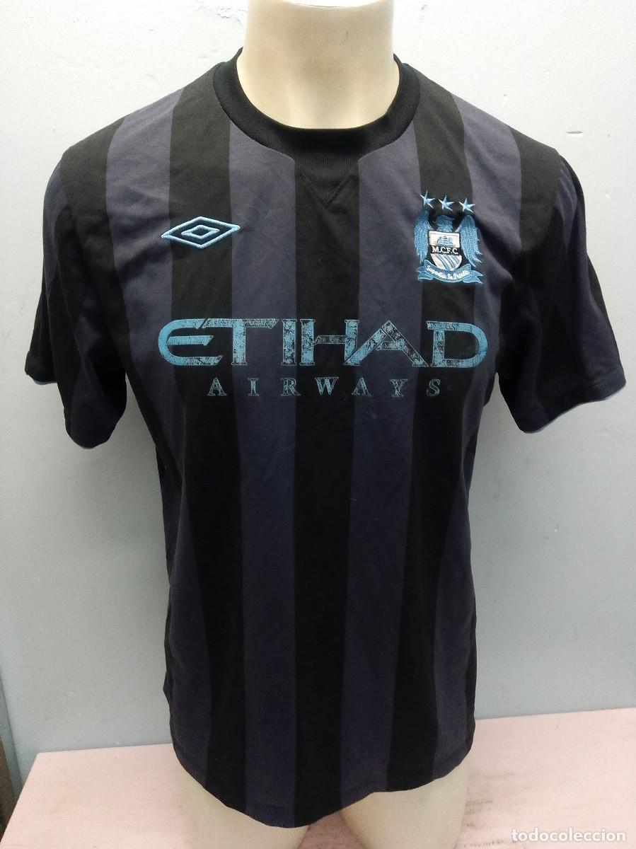 Coleccionismo deportivo: manchester city silva (sponsor mal) camiseta futbol M-L 58cts