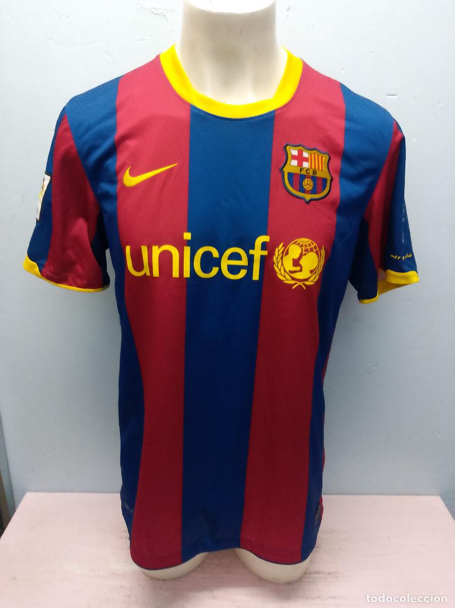 Coleccionismo deportivo: FC Barcelona camiseta futbol football shirt (tara parche) L 57cts