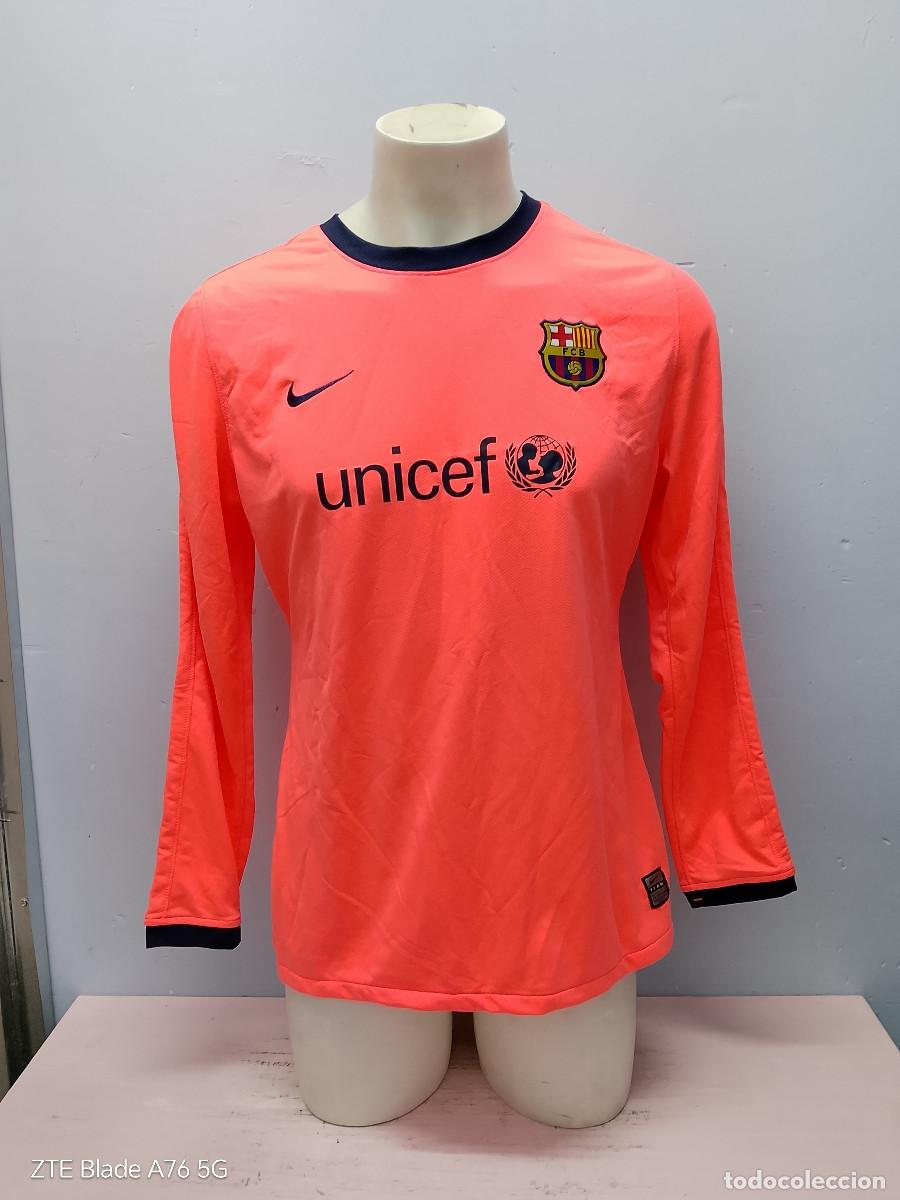 Coleccionismo deportivo: FC Barcelona match worn camiseta futbol football shirt XL equ M 60ctcs womens