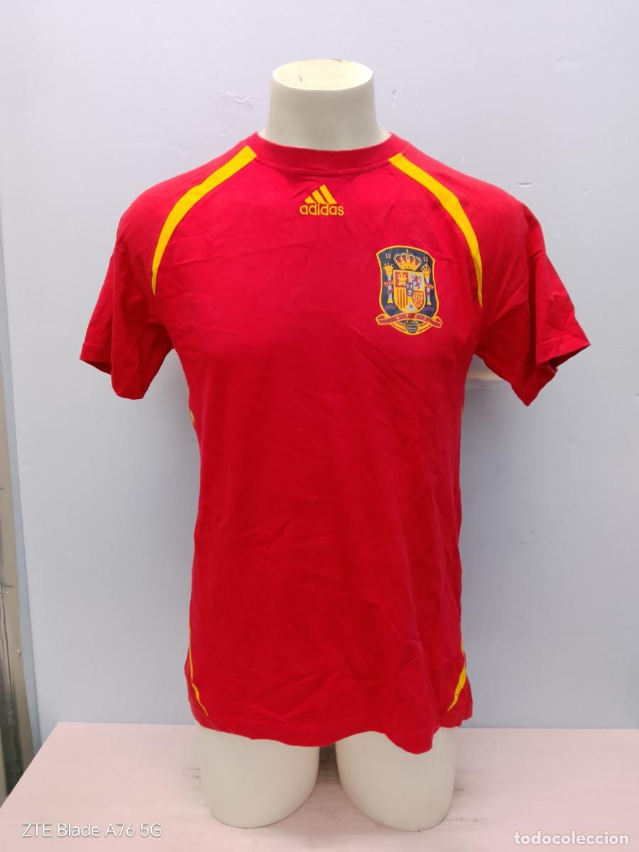 Coleccionismo deportivo: ESpa&ntilde;a Spain seleccion David Villa camiseta futbol football shirt equ M 55cts