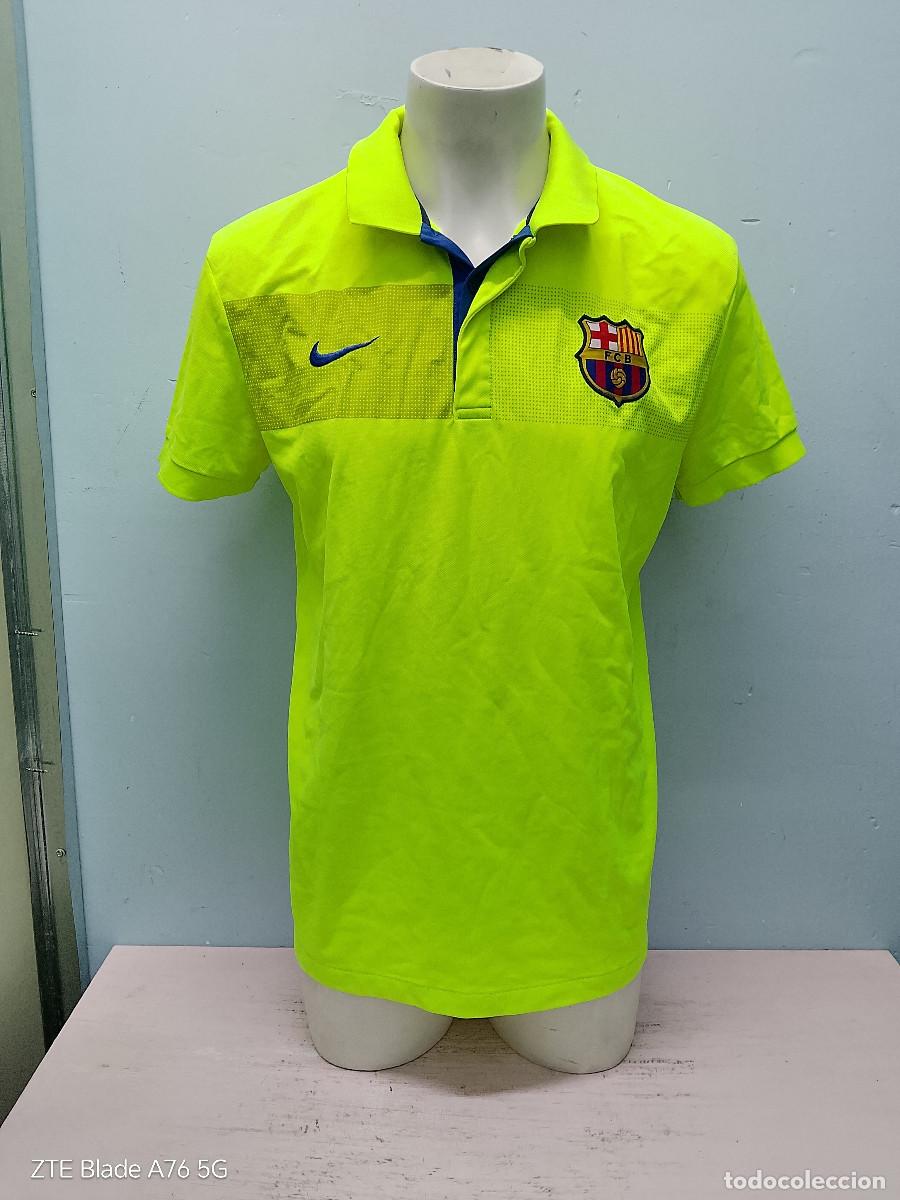 Coleccionismo deportivo: FC Barcelona polo jersey camiseta futbol football shirt L 58cts