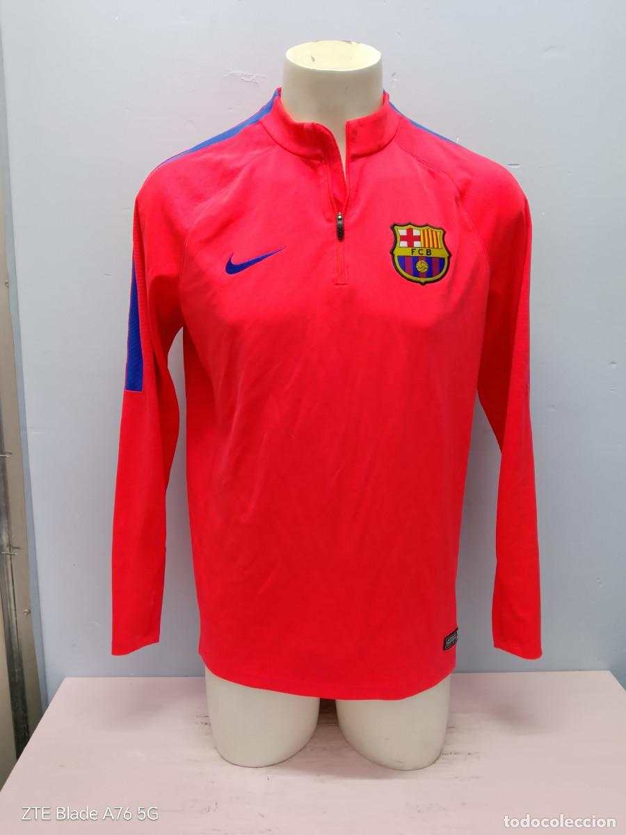 Coleccionismo deportivo: FC Barcelona training shirt polo camiseta futbol football shirt L 60cts