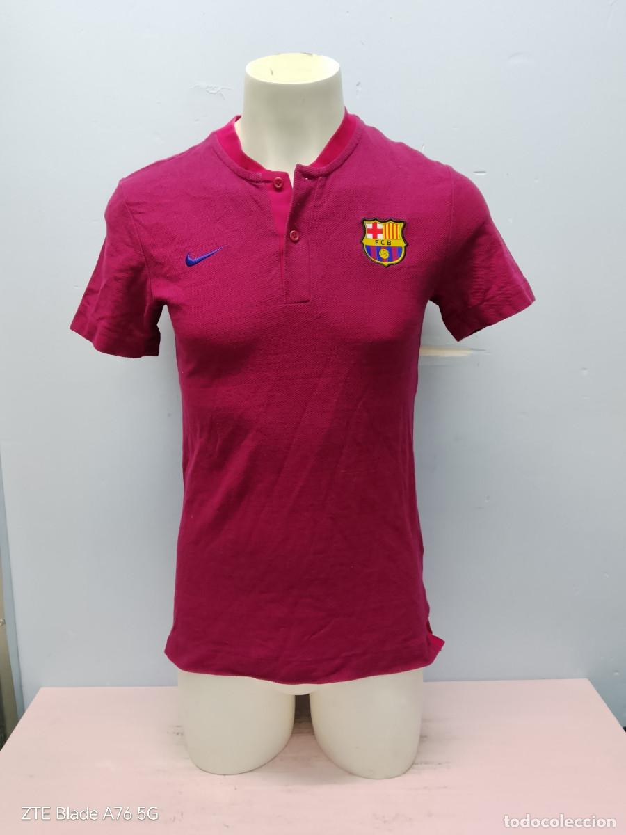 Coleccionismo deportivo: FC Barcelona polo jersey shirt camiseta futbol S 50cts