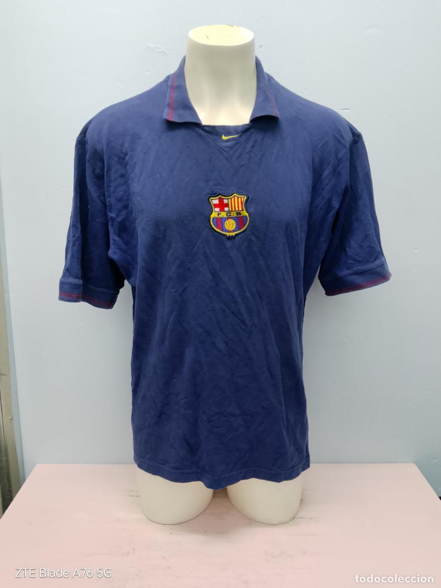 Coleccionismo deportivo: FC Barcelona 1998 polo jersey vintage camiseta futbol football shirt xl 64cts