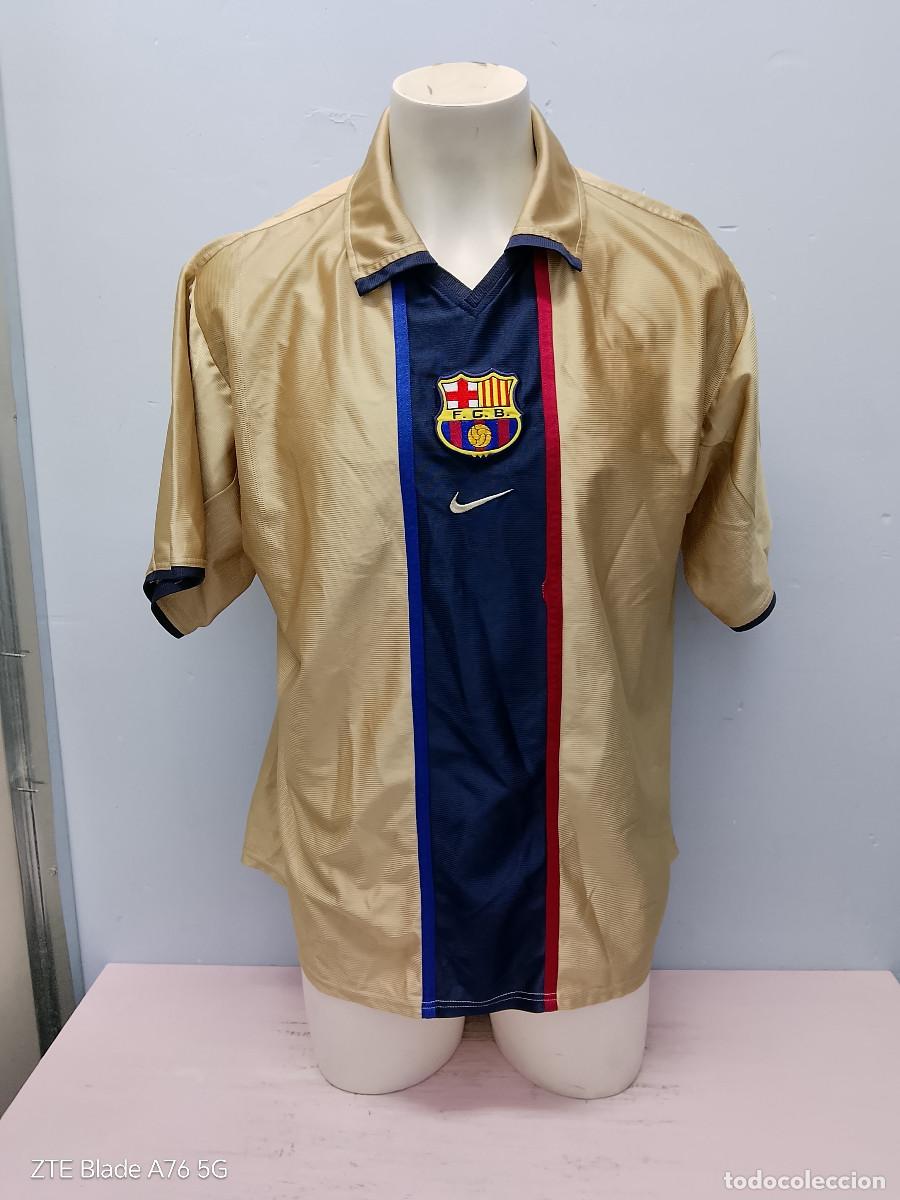 Coleccionismo deportivo: FC Barcelona 2001 match worn camiseta futbol football shirt xl