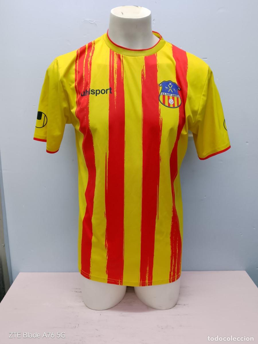 Coleccionismo deportivo: UE Sant Andreu match worn camiseta futbol football shirt L 58cts