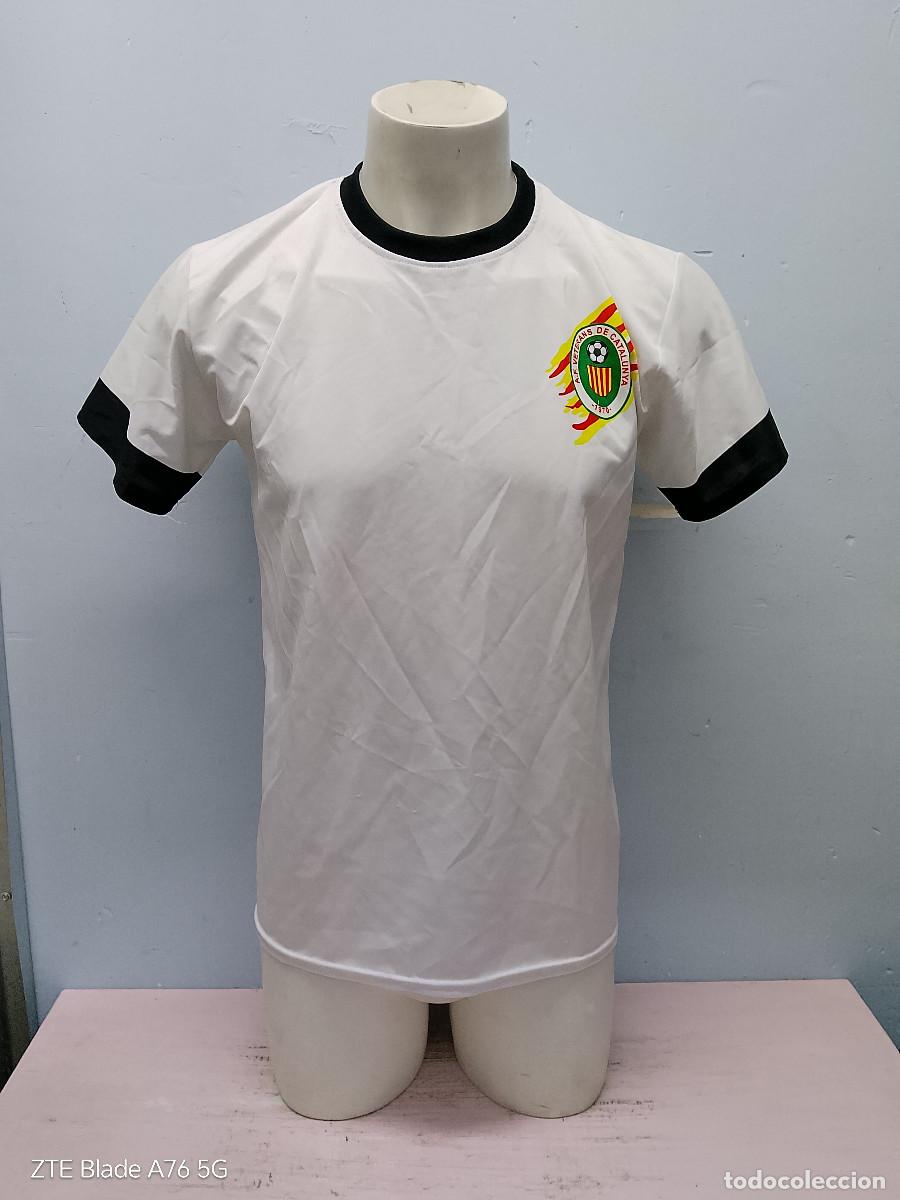 Coleccionismo deportivo: Catalunya Veterans match worn camiseta futbol football shirt M 55cts