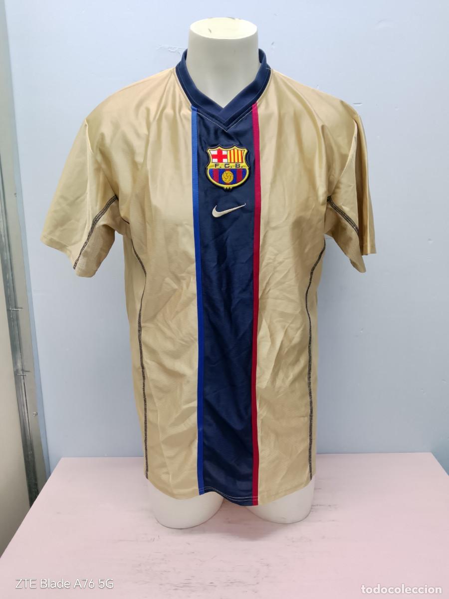 Coleccionismo deportivo: FC Barcelona 2001 match worn camiseta futbol football shirt 60cts L