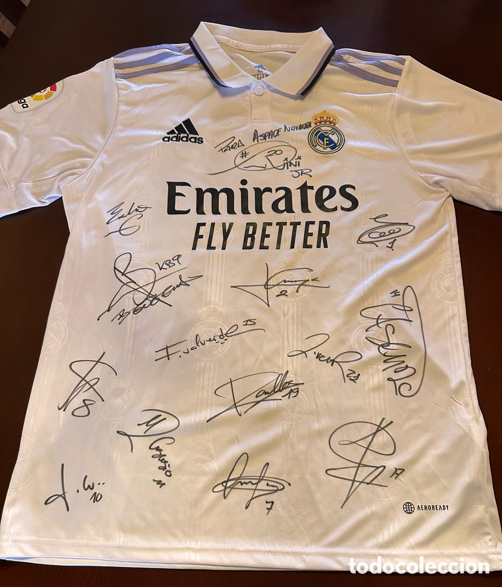 Coleccionismo deportivo: Camiseta Real Madrid, temporada 2022/23 firmada
