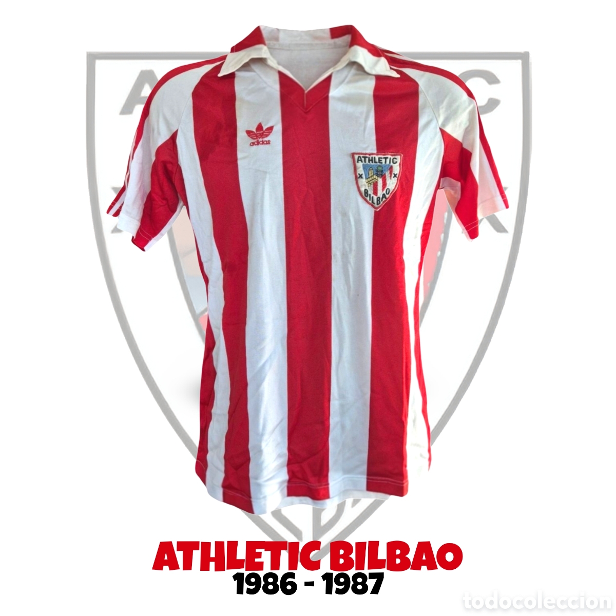 Coleccionismo deportivo: Camiseta Athletic Bilbao