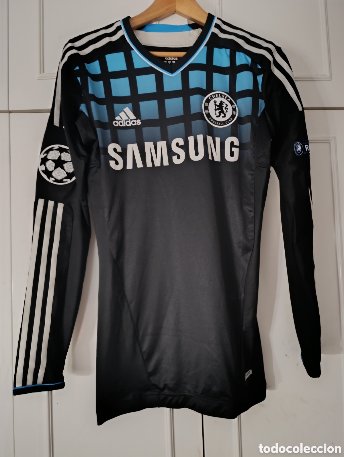 Coleccionismo deportivo: Camiseta matchworn Chelsea FC Mata