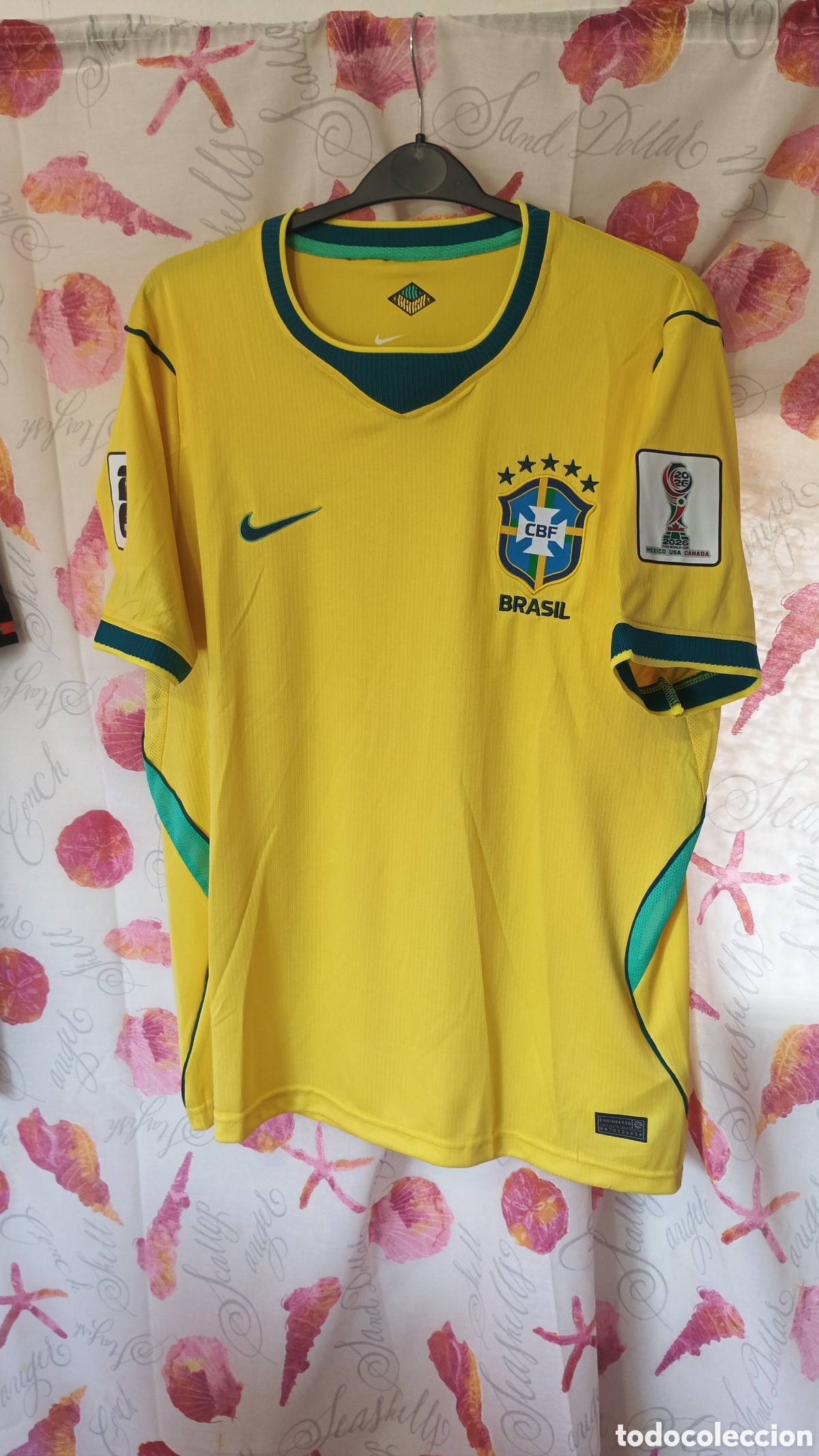 Coleccionismo deportivo: Camiseta Brasil mundial 2026