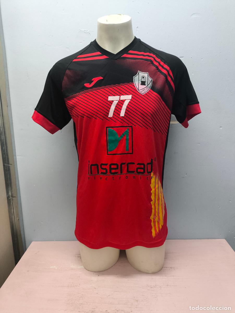 Coleccionismo deportivo: Pou Escorial Futbol sala match worn 2-Division camiseta futbol Catalunya sabadell Arenys L