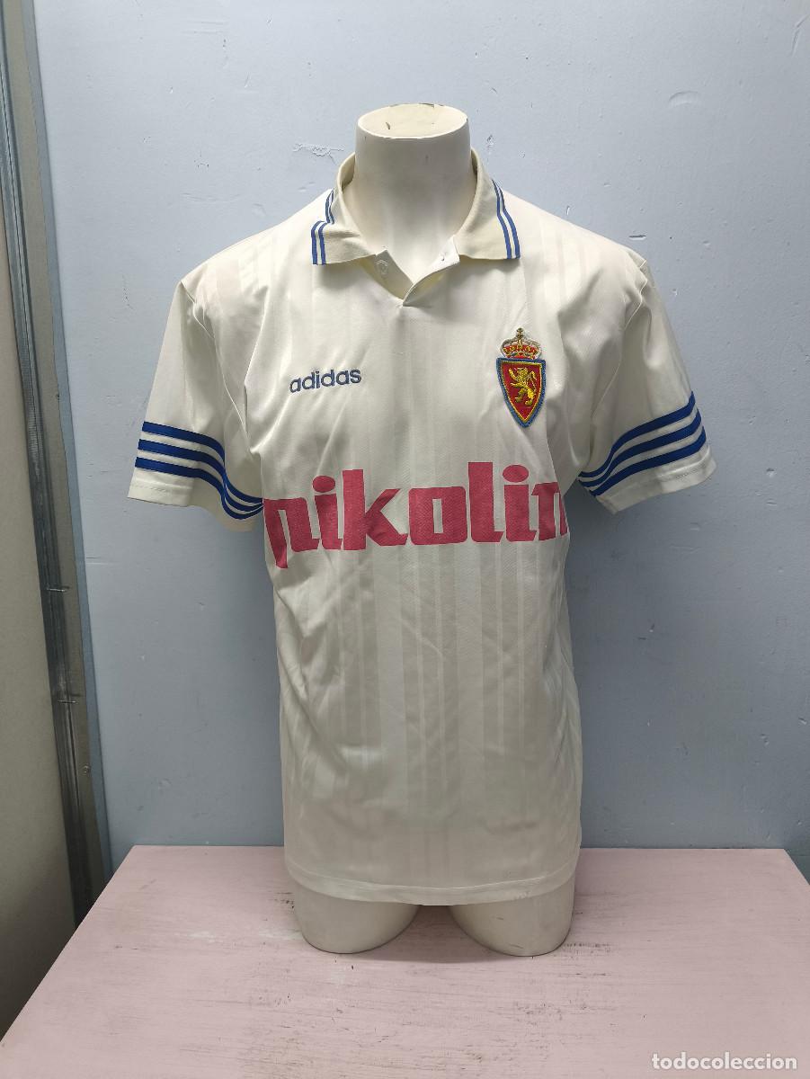 Coleccionismo deportivo: Real Zaragoza 1994 camiseta futbol football shirt L 60cts
