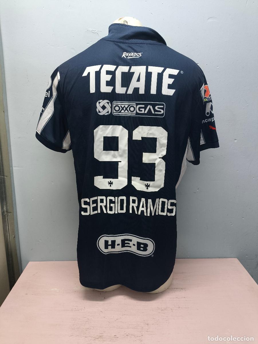 Coleccionismo deportivo: Rayados de Monterrey Sergio Ramos camiseta futbol football shirt xxl 62cts