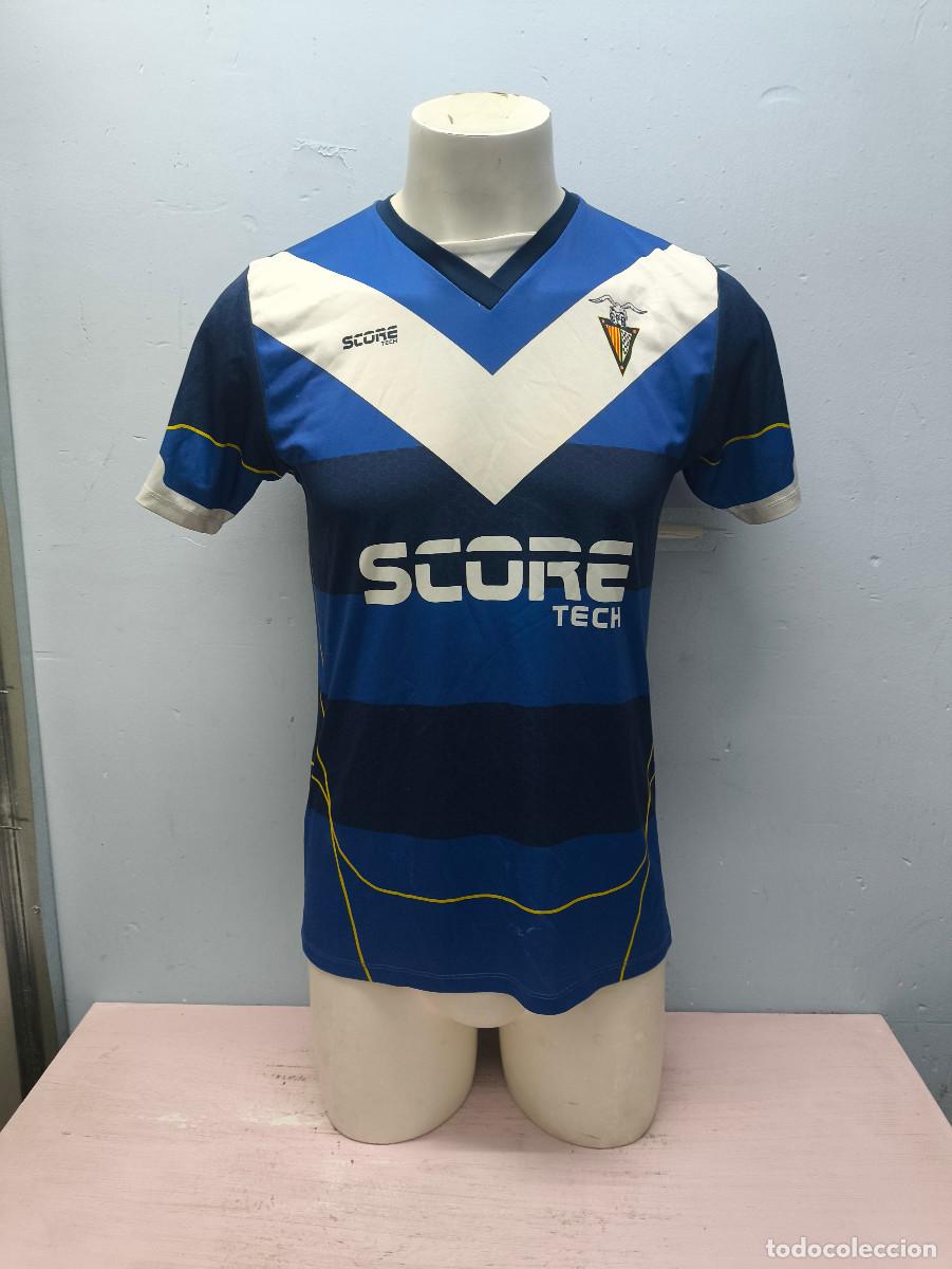 Coleccionismo deportivo: CF Badalona camiseta futbol football shirt match S 52cts
