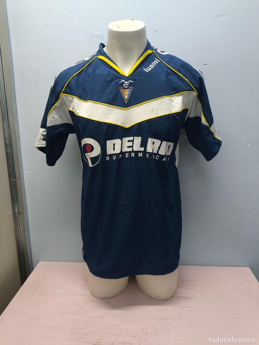 Coleccionismo deportivo: CF Badalona camiseta futbol football shirt L 57cts match worn