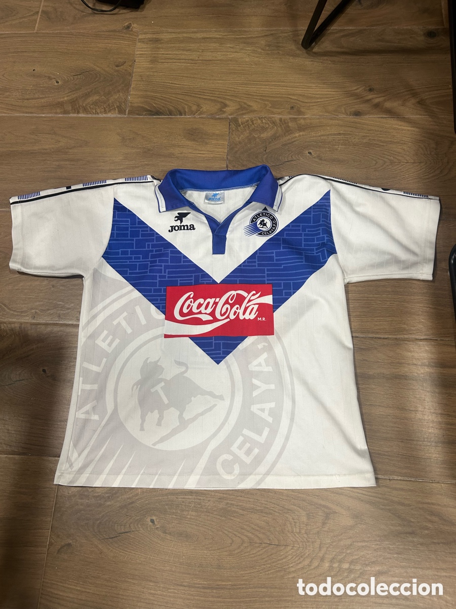 Coleccionismo deportivo: Camiseta atl&eacute;tico celaya n8 Michel