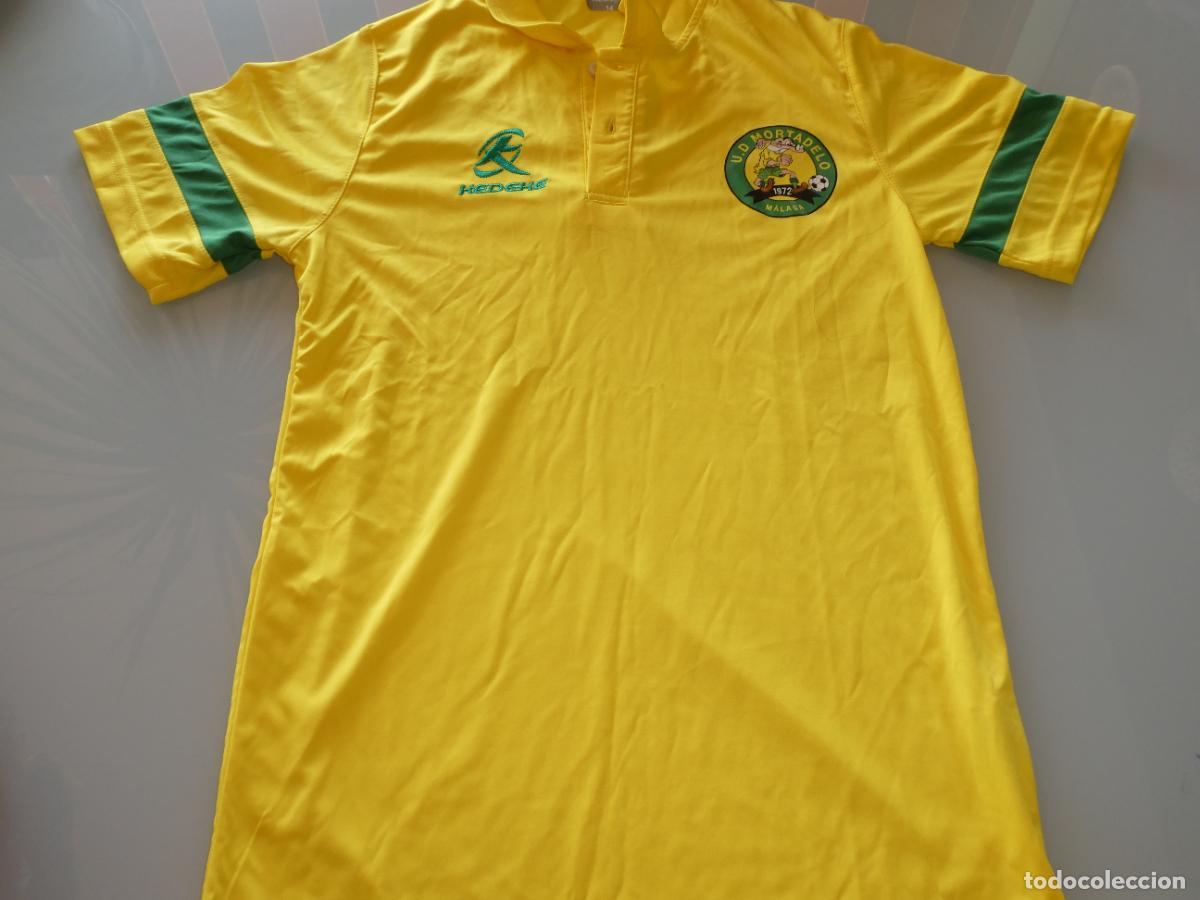 Coleccionismo deportivo: CAMISETA POLO DE F&Uacute;TBOL MODESTO MALAGUE&Ntilde;O. U.D. MORTADELO M&Aacute;LAGA. 120GR
